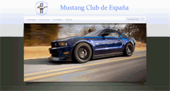 Desktop Screenshot of mustangclubespana.com